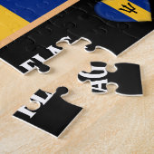 Puzzle Pays de la Barbade Drapeau & Barbadosan / Barbade (Côté)