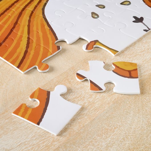 Puzzle Pays Rustique Automne Citrouille Automne (Côté)