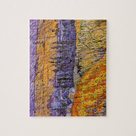 Puzzle Paysage à Auvers en pluie par Vincent van Gogh (Vertical)