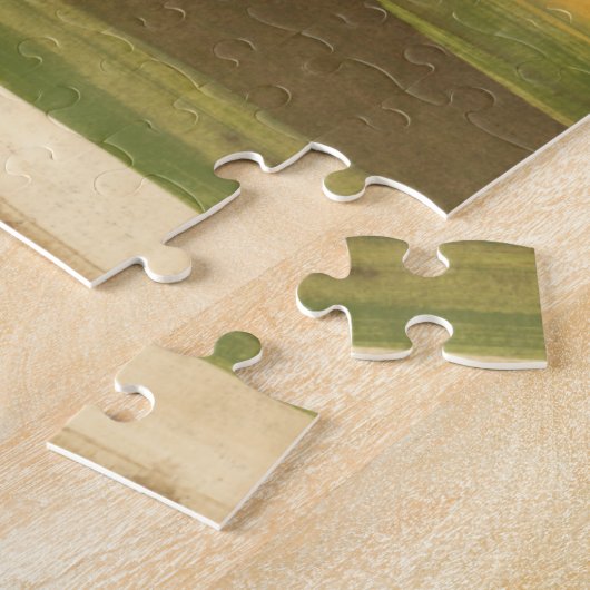 Puzzle Paysage Abstrait de ton terrestre (Côté)