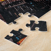 Puzzle Paysage aérien de nuit (Côté)