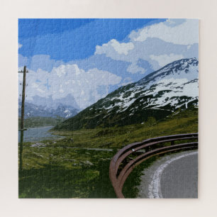 Puzzle Paysage alpin