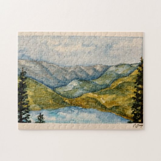 Puzzle paysage aquarelle (Horizontal)
