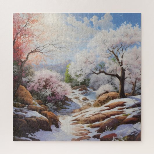 Puzzle Paysage au début du printemps (Vertical)