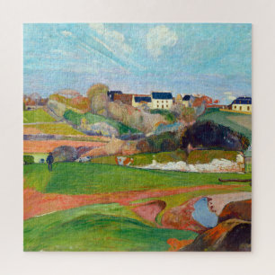 Puzzle Paysage au Pouldu peinture de Paul Gauguin