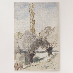Puzzle Paysage avec arbres de Camille Pissarro