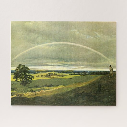 Puzzle Paysage avec arc-en-ciel (par Caspar David Friedri (Horizontal)