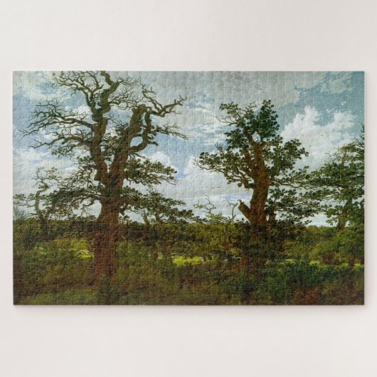 Puzzle Paysage avec chênes - Caspar David Friedrich (Horizontal)