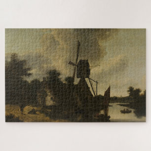 Puzzle Paysage avec moulin à vent - Salomon Rombouts