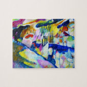 Puzzle Paysage avec pluie par Wassily Kandinsky (Horizontal)