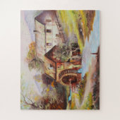 Puzzle Paysage avec roue à eau (Vertical)