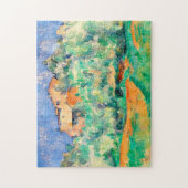 Puzzle Paysage avec une maison, Cézanne (Vertical)