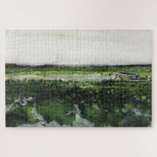 Puzzle Paysage avec Wheelbarrow Vincent Van Gogh