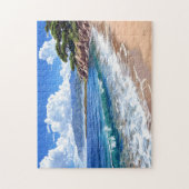 Puzzle Paysage Balnéaire pittoresque. (Vertical)