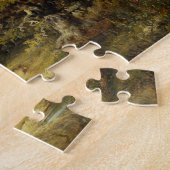 Puzzle Paysage boisé avec la femme et l'enfant marchant (Côté)