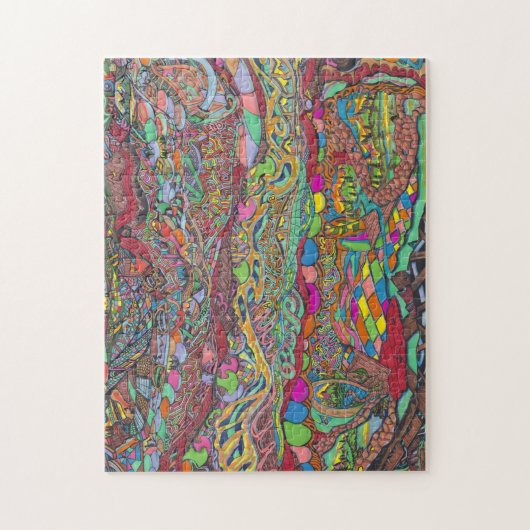 Puzzle Paysage Coloré Dans Les Mazes (Vertical)