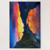 Puzzle Paysage coloré de la rivière Yellowstone (Vertical)