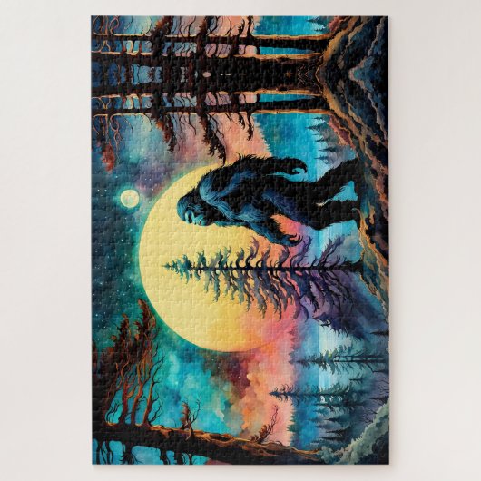 Puzzle Paysage coloré de Squatchin (Vertical)