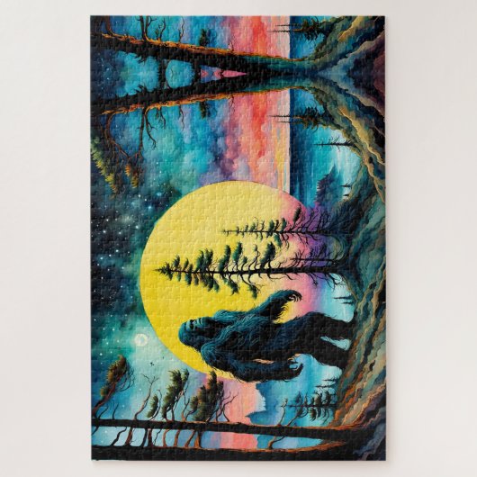 Puzzle Paysage coloré de Squatchin (Vertical)