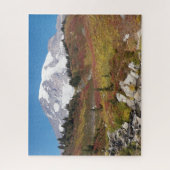 Puzzle Paysage couleur du Mont Rainier Automne (Vertical)