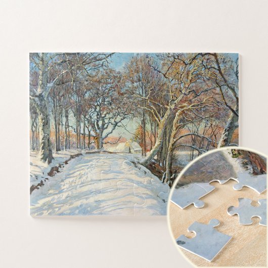 Puzzle Paysage couvert de neige, Viggo Langer