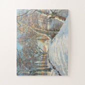 Puzzle Paysage couvert de neige, Viggo Langer (Vertical)