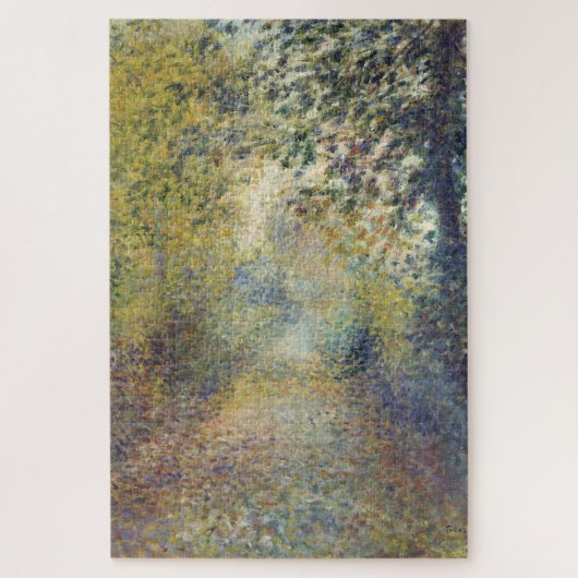 Puzzle Paysage dans les bois (par Pierre-Auguste Renoir) (Vertical)