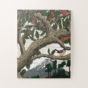 Puzzle Paysage d'arbres fruitiers