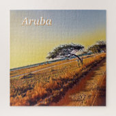 Puzzle Paysage d'Aruba avec Divi Divi Trees (Vertical)