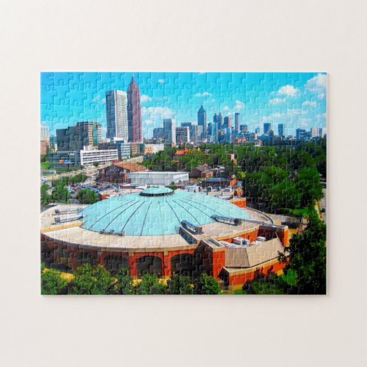 Puzzle Paysage d'Atlanta Géorgie. (Horizontal)