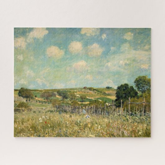 Puzzle Paysage de campagne (par Alfred Sisley) (Horizontal)