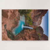 Puzzle Paysage de cascade de canyon (Horizontal)