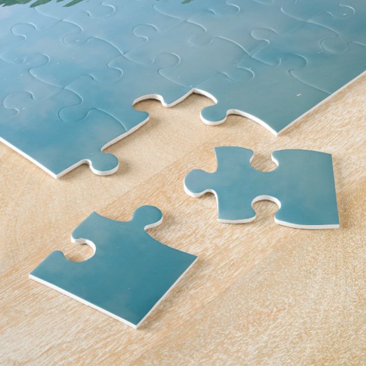 Puzzle Paysage de fjord de Fjaerlandsfjord en Norvège (Côté)