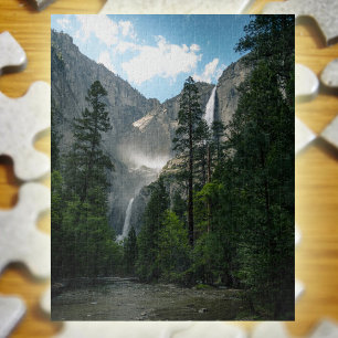 Puzzle Paysage de la cascade de Yosemite Falls Mountain P