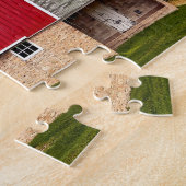 Puzzle Paysage de la ferme Red Barn (Côté)
