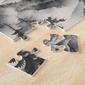 Puzzle Paysage de la forêt - Couleur de l'eau (Côté)