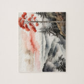 Puzzle Paysage de la forêt - Couleur de l'eau (Vertical)