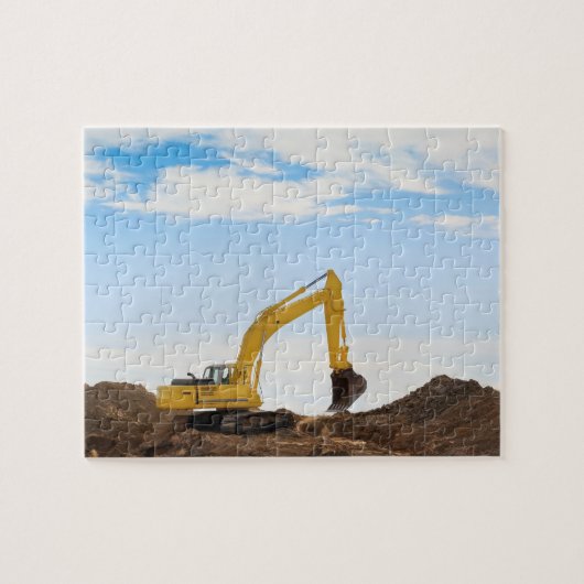 Puzzle Paysage de l'excavateur de Digger (Horizontal)