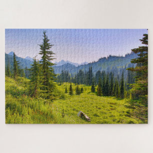 Puzzle Paysage de montagne et de forêt, État de Washingto