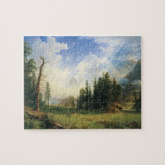 Puzzle Paysage de montagne par Albert Bierstadt (Horizontal)