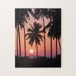 Puzzle Paysage de palmier de noix de coco
