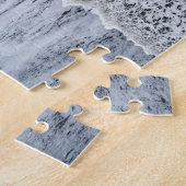Puzzle Paysage de plage en hiver (Côté)