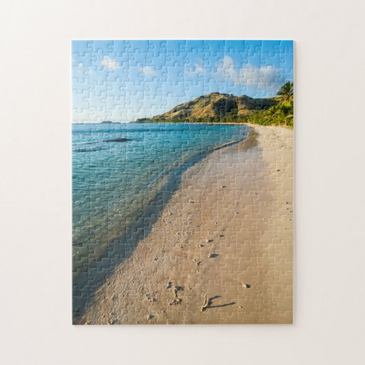 Puzzle Paysage de plage tropicale, Fidji (Vertical)