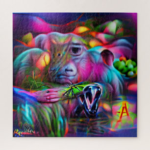 Puzzle Paysage de rêve vif : Agrizoophobie