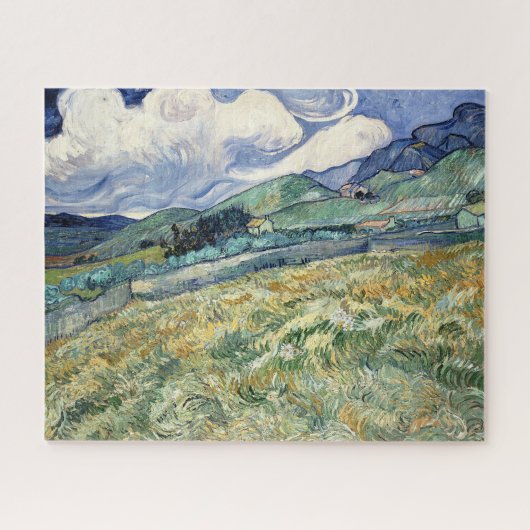 Puzzle Paysage de Saint-Rémy par Vincent Van Gogh (Horizontal)