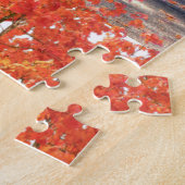 Puzzle Paysage de Thanksgiving avec Turquie sauvage / Vac (Côté)