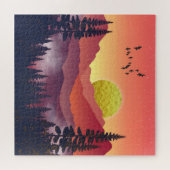 Puzzle Paysage des monts Crimson (Horizontal)