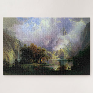Puzzle Paysage des Rocheuses, Albert Bierstadt