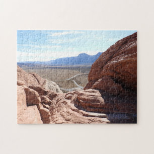 Puzzle Paysage désertique du canyon Red Rock en photograp