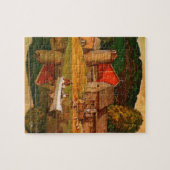 Puzzle Paysage d'étang de ferme par Mead Schaeffer (Horizontal)